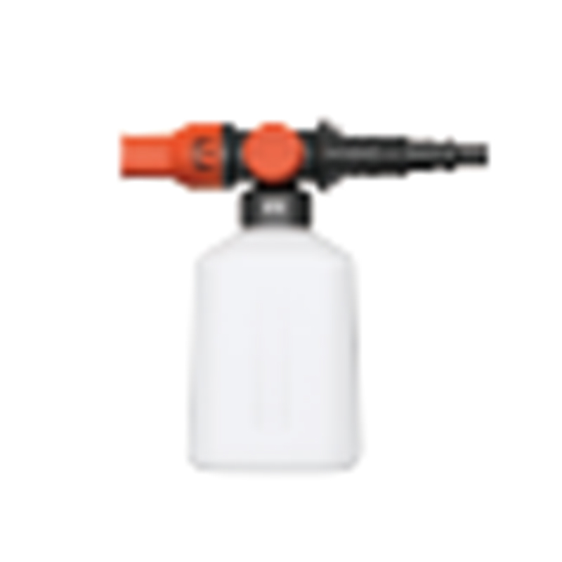 Adjustable pressure foam cannon