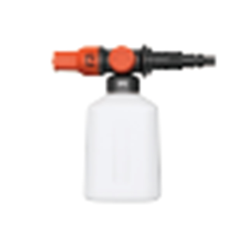 Adjustable pressure foam cannon